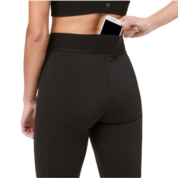Lululemon Ride & Reflect Tight 28" *lululemon X SoulCycle Black Size 6 - Picture 6 of 16